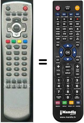 Comandament a distància equivalent HVS54014