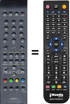 Comandament a distància equivalent WHV3534