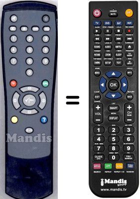 Comandament a dist&agrave;ncia equivalent Asci SEC3431W