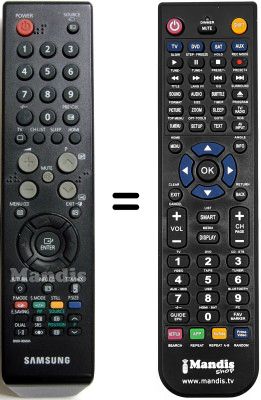 Comandament a distància equivalent Samsung SEC0641