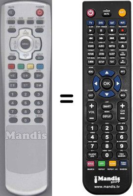 Comandament a distància equivalent WHV14712