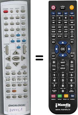 Comandament a dist&agrave;ncia equivalent WHV15557