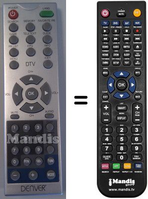 Comandament a distància equivalent Denver WHV126685