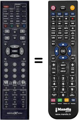 Comandament a distància equivalent WHV14277