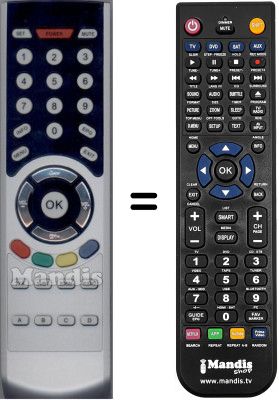 Comandament a dist&agrave;ncia equivalent WHV14342W