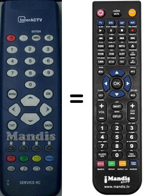 Comandament a dist&agrave;ncia equivalent WHV15465