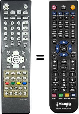 Comandament a distància equivalent DMTech WHV3982