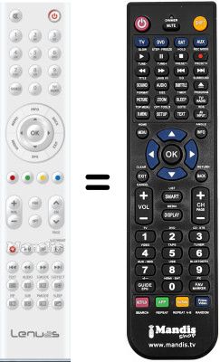 Comandament a dist&agrave;ncia equivalent WHV12412