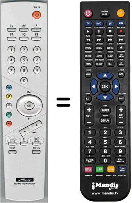 Comandament a distància equivalent Metz WHV15335