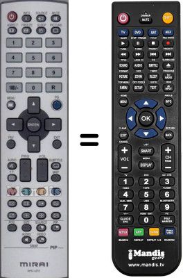 Comandament a dist&agrave;ncia equivalent Mirai SEC15054