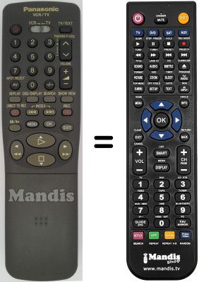 Comandament a distància equivalent Panasonic SEC2771