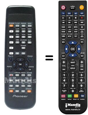 Comandament a distància equivalent Pioneer SEC0601