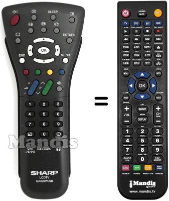 Comandament a distància equivalent SEC12527