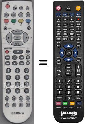 Comandament a distància equivalent Yamaha WHV3422